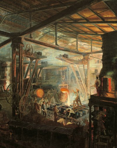 فرنسا ، مسبك ، كاليفورنيا. 1864 (زيت على قماش) بواسطة إجناس فرانسوا بونهوم
