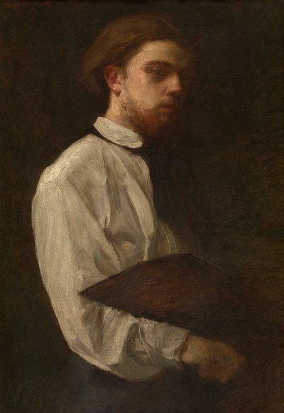 بورتريه ذاتي (زيت على قماش) بواسطة Ignace Henri Jean Fantin Latour