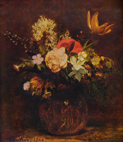 وعاء الزهور ، 1864 ، 1935. بواسطة Ignace Henri Jean Fantin Latour