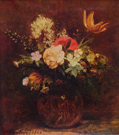 وعاء الزهور ، 1864 ، 1935. بواسطة Ignace Henri Jean Fantin Latour