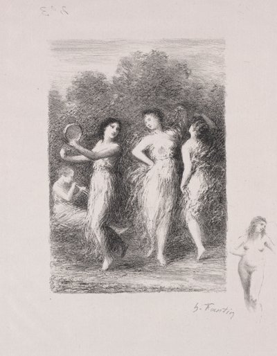 المريض الشاب. بواسطة Ignace Henri Jean Fantin Latour