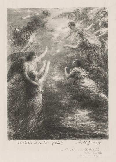 الجنة وبيري ، 1893. بواسطة Ignace Henri Jean Fantin Latour