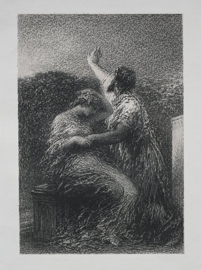 The Magus Baltajar and Fatime، 1891. بواسطة Ignace Henri Jean Fantin Latour