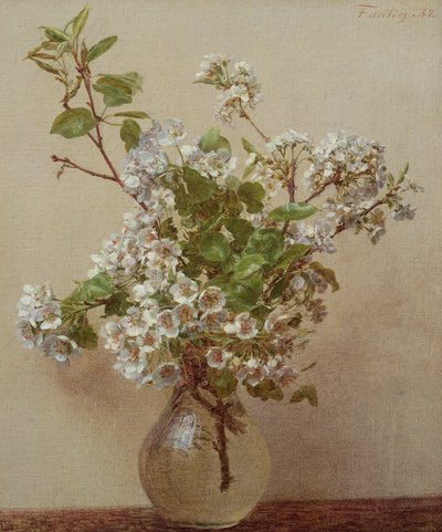 زهر الكمثرى ، 1882 بواسطة Ignace Henri Jean Fantin Latour
