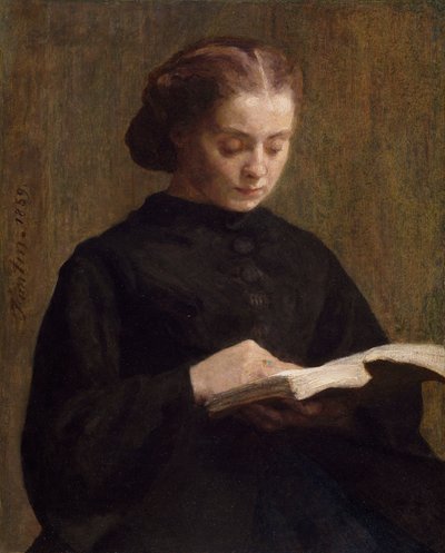 صورة مدموزيل ماري فانتين لاتور ، 1859 بواسطة Ignace Henri Jean Fantin Latour