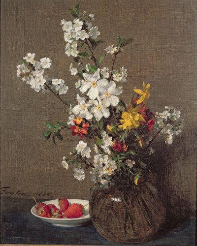 باقة الربيع ، 1865 بواسطة Ignace Henri Jean Fantin Latour