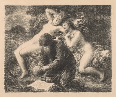 إغراء القديس أنتوني ، 1893. بواسطة Ignace Henri Jean Fantin Latour