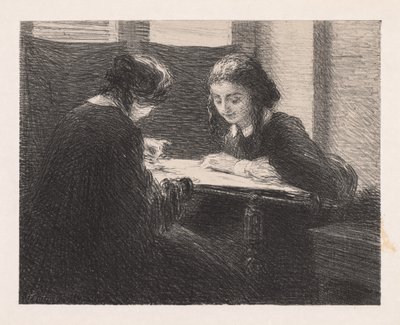 المطرزات ليه بروديوز 1898. بواسطة Ignace Henri Jean Fantin Latour