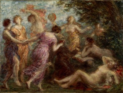 إغراء القديس أنطونيوس بواسطة Ignace Henri Jean Fantin Latour