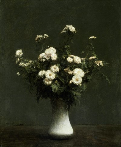 إناء الأقحوان ، 1871 بواسطة Ignace Henri Jean Fantin Latour