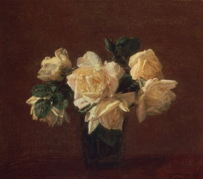 الورود الصفراء بواسطة Ignace Henri Jean Fantin Latour