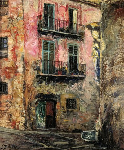 جيرونا (جيرونا). لوحة لإغنوسيو زولواغا زاباليتا (1870-1945). زيت على قماش بواسطة Ignacio Zuloaga y Zabaleta