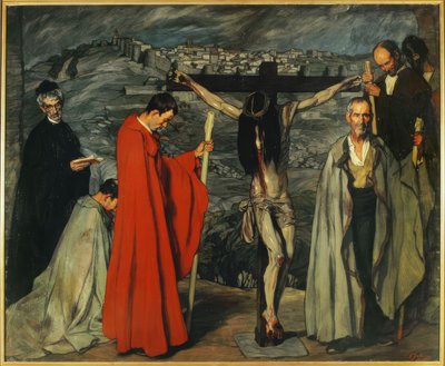 Ignacio Zuloaga - نزيف المسيح أو المسيح الدموي ، 1911 ، زيت على قماش ، 250 × 300 سم بواسطة Ignacio Zuloaga y Zabaleta