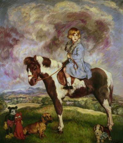 دوقة ألبا جيرل (1930) بواسطة Ignacio Zuloaga y Zabaleta