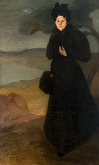 صورة مدموزيل فالنتين ديثوماس ، ج. 1895. بواسطة Ignacio Zuloaga y Zabaleta