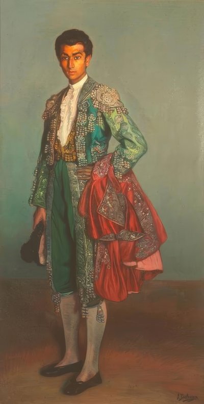 صورة لل Bullfighter Rafael Albaicin بواسطة Ignacio Zuloaga y Zabaleta