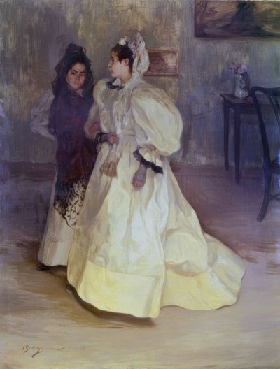 صديقان ، 1896 ، زيت على قماش بواسطة Ignacio Zuloaga y Zabaleta