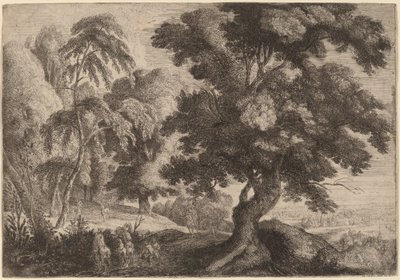 منظر طبيعي مع اثنين من الغزلان بواسطة Ignatius van der Stock