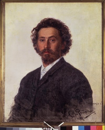تصوير شخصي. لوحة إيليا يفيموفيتش ريبين (إيليا ريبين) (1844-1930) ، زيت على قماش بواسطة ايليا افيموفيتش ريبين