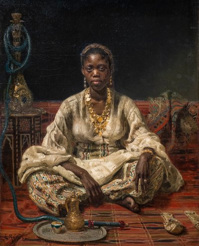 امرأة سوداء بواسطة Ilya Efimovich Repin