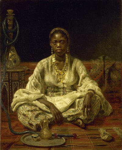 امرأة سوداء ، 1875-1876. بواسطة ايليا افيموفيتش ريبين