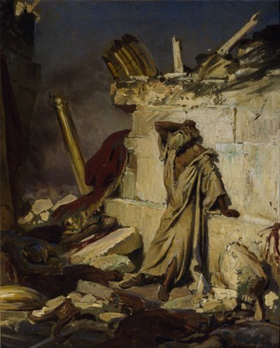 ارميا يندب تدمير اورشليم 1870 بواسطة ايليا افيموفيتش ريبين