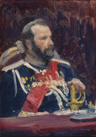 صورة للجنرال أليكسي نيكولايفيتش كوروباتكين 1848-1925 ، 1901-1902 بواسطة ايليا افيموفيتش ريبين