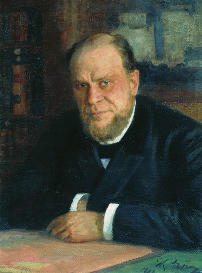 صورة للمحامي والمؤلف أناتولي فيودوروفيتش كوني 1844-1927 ، 1898 بواسطة ايليا افيموفيتش ريبين