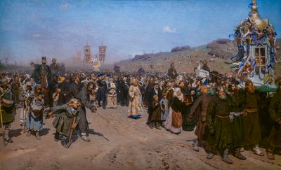 عملية دينية في مقاطعة كورسك بواسطة Ilya Efimovich Repin