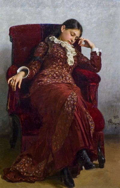 استراحة بواسطة Ilya Efimovich Repin