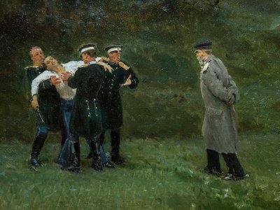 The DUEL (التفاصيل) بواسطة ايليا افيموفيتش ريبين