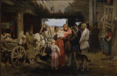 تجنيد الوداع ، 1879 بواسطة ايليا افيموفيتش ريبين