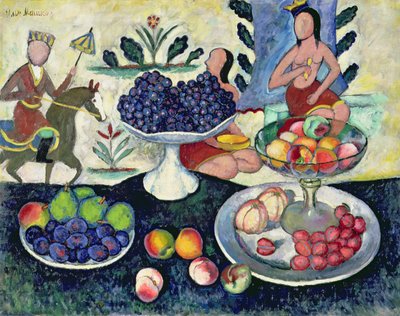 لا تزال حياة الفاكهة ، 1913 بواسطة Ilya Ivanovich Mashkov