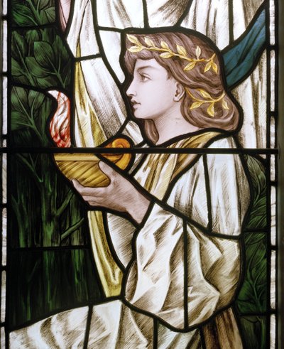Waterford، St Michael & All Angels، Heaton Butler & Bayne ، Selwyn Image ، تفاصيل The Wise & Foolish Virgins بواسطة صورة Selwyn
