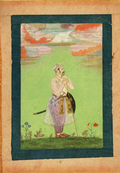 ضابط مغولي ، ج. 1650 بواسطة الفن الهندي