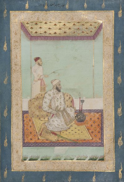 عبد الغفار خان بهادور ، 1680 م (مرحاض غير شفاف وذهب على ورق) بواسطة المدرسة الهندية