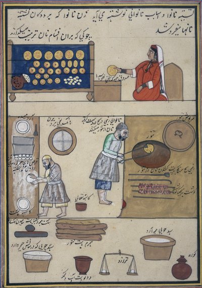 "ألبوم الصفقات الكشميرية" حوالي عام 1860 (ألوان مائية على ورق) بواسطة المدرسة الهندية