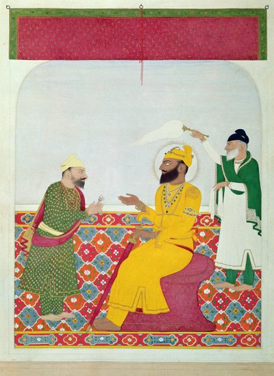 جورو جوفيند سينغ (1666–1708) 1815–25 بواسطة المدرسة الهندية