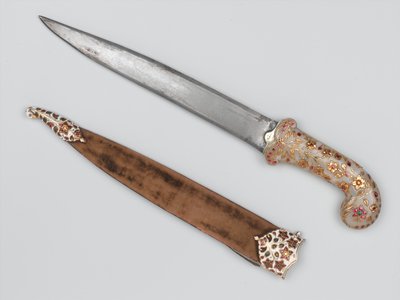 الخنجر التي تنتمي إلى تيبو سلطان ، تم التقاطها في Seringapatam ، 1799 حوالي بواسطة المدرسة الهندية