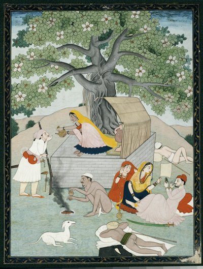 صورة مصغرة من ألبوم Kangra بواسطة المدرسة الهندية