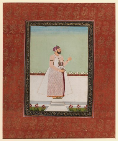 منير الملك بهادور ، 1875-1900 (مرحاض غير شفاف وذهب على ورق) بواسطة المدرسة الهندية