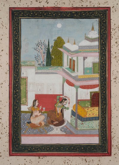 بورفي راجيني ، c.1790 بواسطة المدرسة الهندية