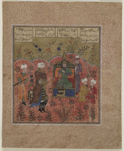 رستم قبل كاي كا "لنا ، 1450-1475 بواسطة المدرسة الهندية