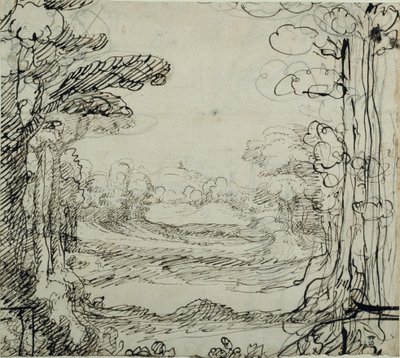 A forest (pen & ink on paper) بواسطة إنيجو جونز