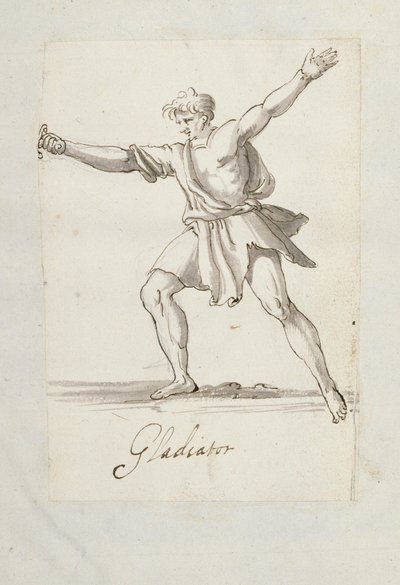 Gladiator (pen & ink on paper) بواسطة إنيجو جونز