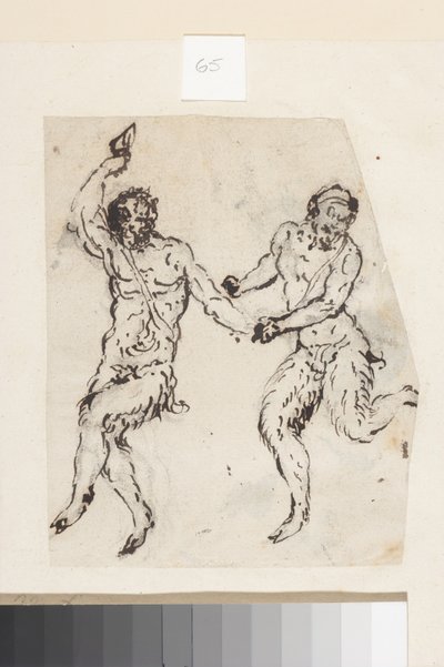 Satyrs (pen & brown ink on paper) بواسطة إنيجو جونز