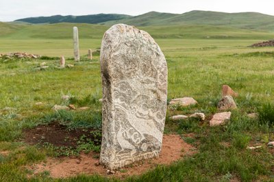موقع حجر الغزلان بالقرب من مورون في شمال منغوليا، 2013 (صورة) بواسطة ايرا بلوك