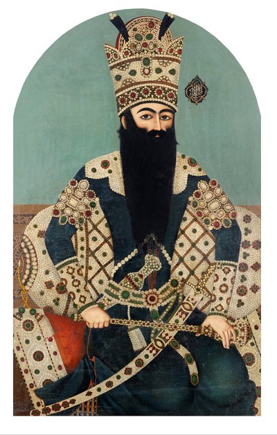 Portrait of Fath Ali Shah بواسطة إيران مير علي