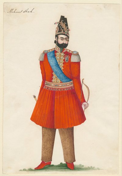 محمد شاه قاجار 1808-1848 ، ملك بلاد فارس ، 1835 بواسطة سيد إيراني