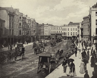 شارع باتريك ، مدينة كورك (صورة b / w) بواسطة مصور ايرلندي